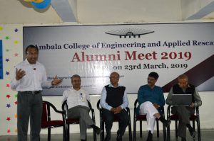 Alumini Meet: Trustees Addressing