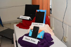 Prizes to be given to the winners