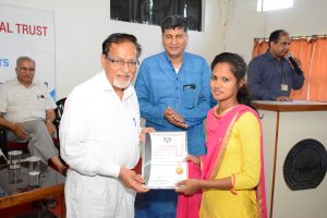 Cerificates given to the participants