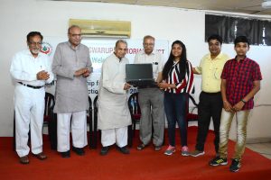 Cerificates given to the participant and wiiner of laptop